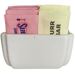 Fiestaware Fiesta Packet Caddy Sugar Sweetener Organizer HOLDER White CERAMIC